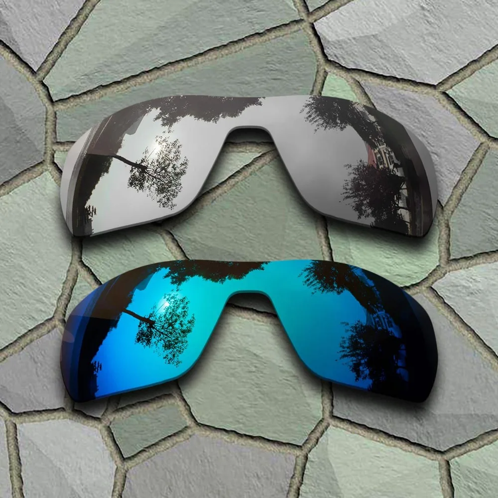 Chrome e o Céu Azul Óculos de sol Polarizados de Substituição de Lentes para Oakley Desdobramento