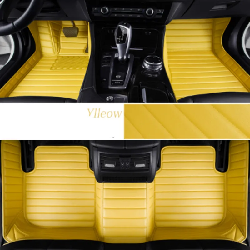 Colorido Cheio Coberto Impermeável Tapete Carro Personalizado de Tapetes para a Mercedes Benz R300 R320 R350 R400 Glk300 E300L E260 GLE320