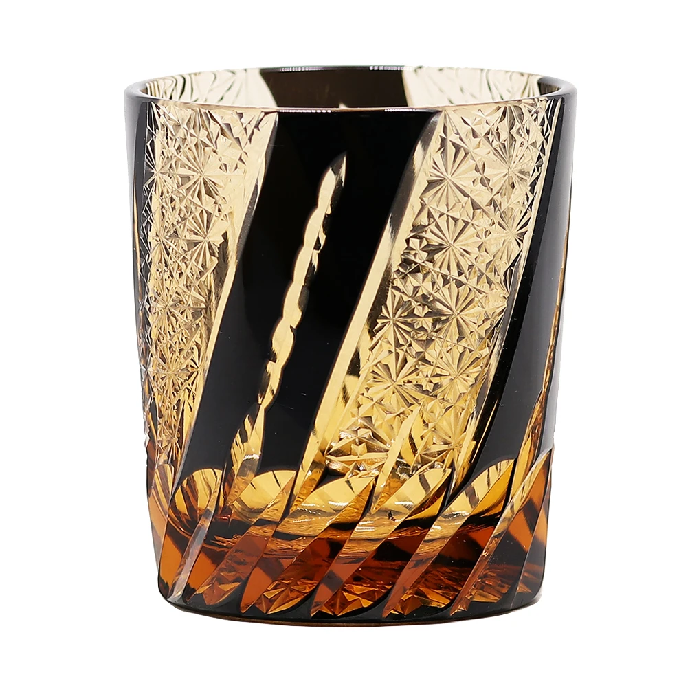  Corte para Limpar Vidro Drinkingware Whisky, Copos de Cristal de Rocha, Vidro Copo 8.3 Onças Óculos