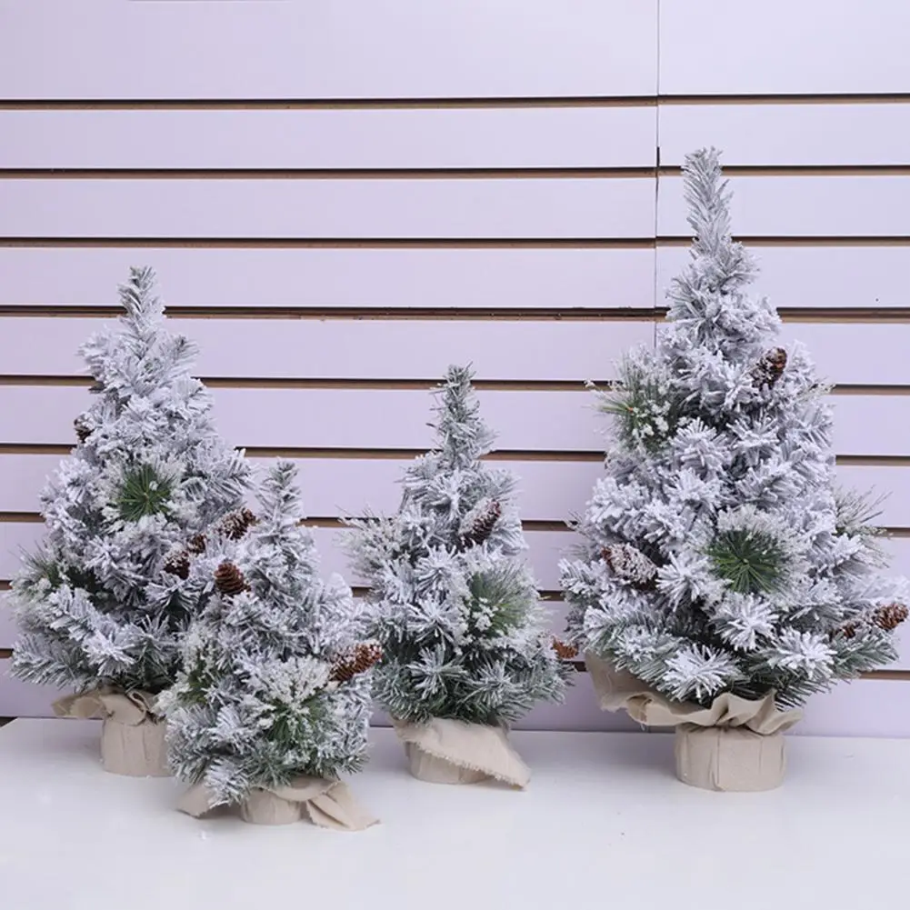 De longa Duração Excelente Decoração de Casa de Mini Cedro Árvore de Natal se Reuniram Desktop Árvore de Natal Realista para a Sala de