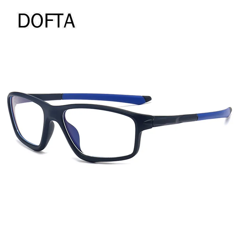 DOFTA TR90 de Esportes de Óculos com Armação de Homens Prescrição de Óculos Ultra Leve Miopia Espetáculo Quadro Óptico do Olho de Armações de Óculos Masculino