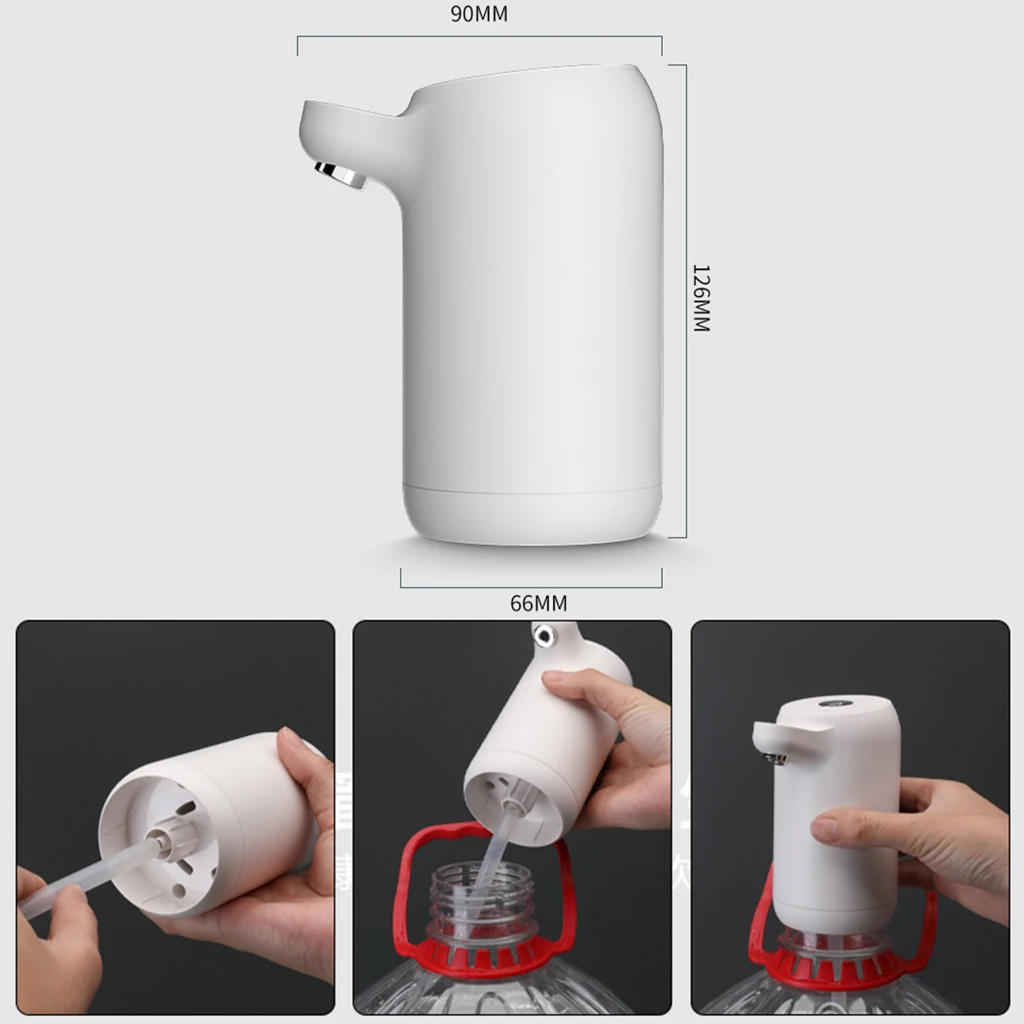 Garrafa de água, Bomba de Água Automática, Dispenser de Carregamento USB Beber Portátil do Interruptor Elétrico Universal 3-5 Litros Garrafa