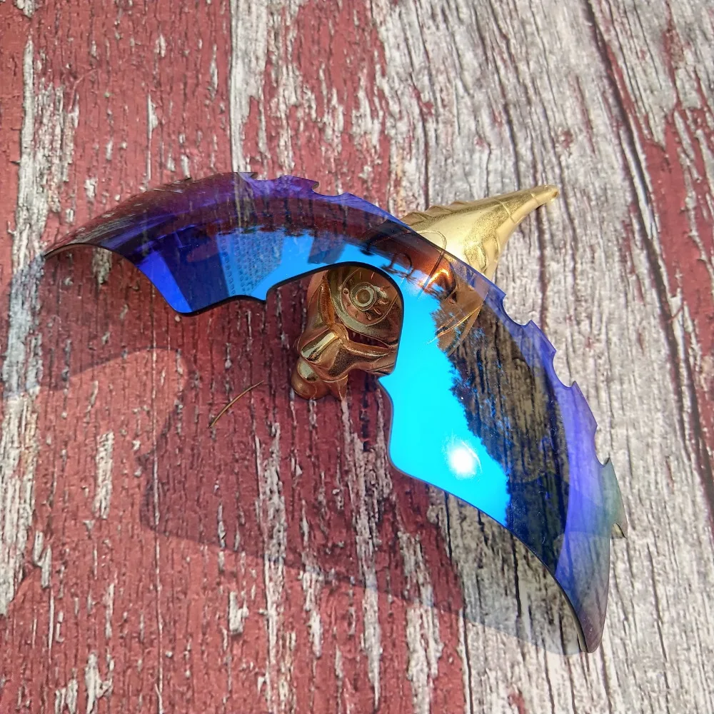 Glintbay 100% Precisa-Ajuste Polarizada de Substituição de Lentes para Oakley M Frame Varrer Ventilada Óculos de sol - Gelo Espelho Azul