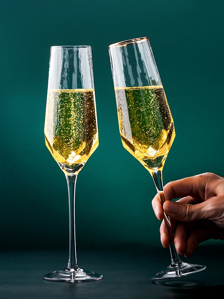 High-end copos de vinho, em casa taças, personalidade criativa o vidro de cristal copos de champanhe