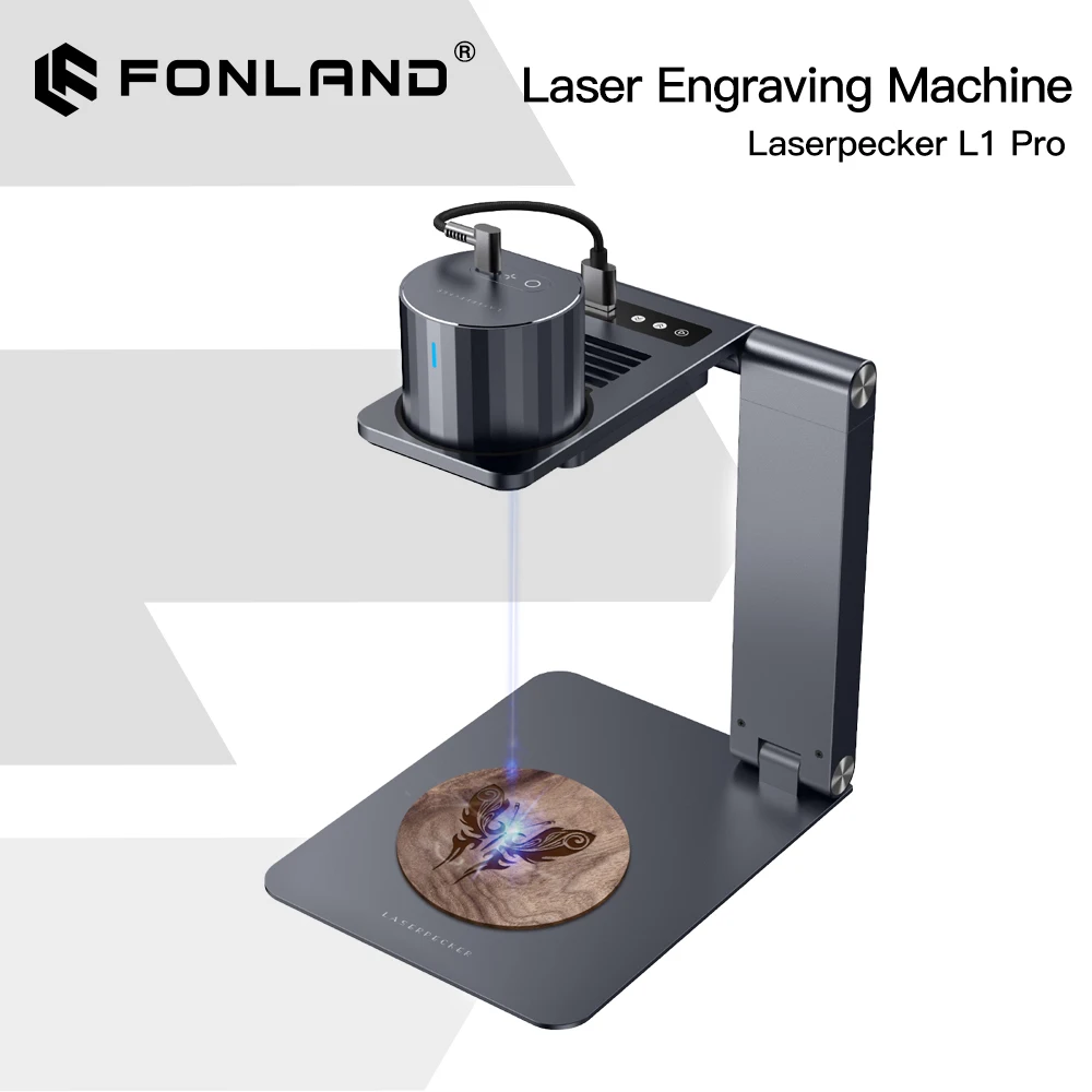 LaserPecker Portátil DIY Pro Laser, Marcação a Laser, Gravadora a Laser, Máquina de 1,6 W Impressora 3D Desktop loire e cher Cortador de Gravura