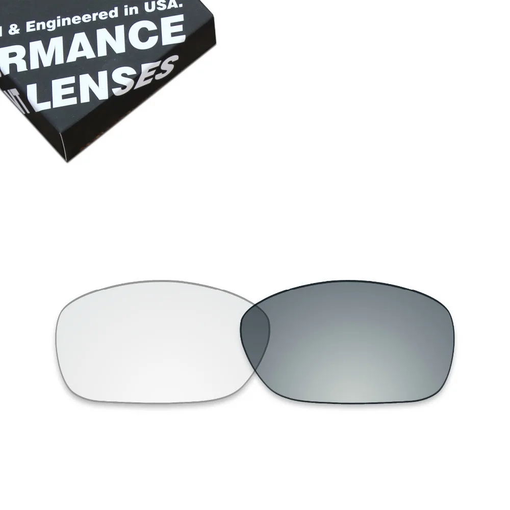 Millerswap de Substituição de Lentes para Oakley Dez X Óculos de sol Fotossensíveis de Cor Clara (de Lente Única)