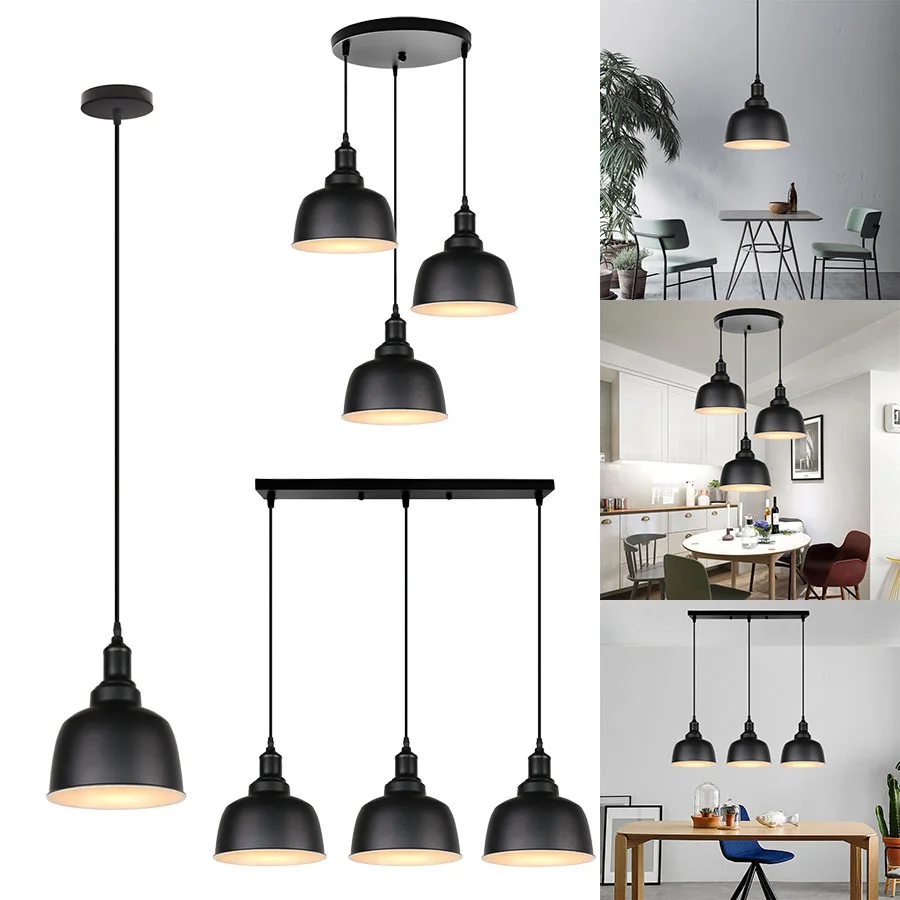Moderna Teto Hanging Lamp Metal LED Luzes Pingente para Casa, Restaurante, Sala de Jantar, Cozinha Ilha dispositivos Elétricos de Iluminação da Decoração