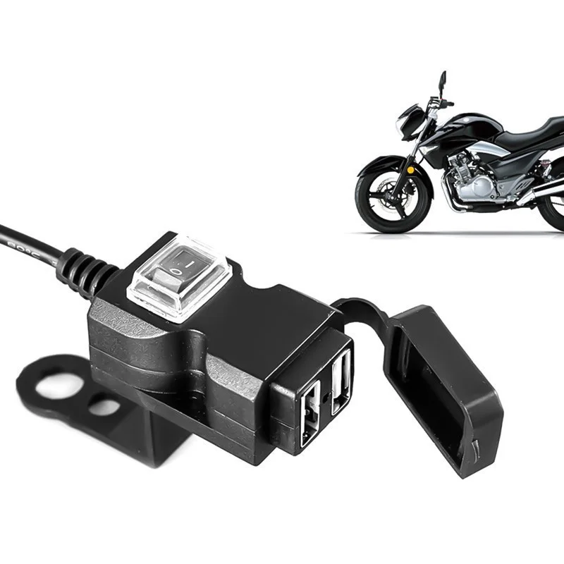 Moto Carregador USB Impermeável Célula Carregador Rápido Autocycle Tomada USB PARA a Yamaha RD 350 XT660 MT10 SR400 RX100 XJR 1200