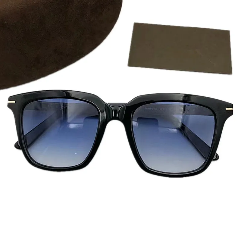Novo Design Unissex Espelho Polarizada Óculos de Sol UV400 Gradiente Importados Acetatos Praça Fullrim 53-20-145 para Accustomized