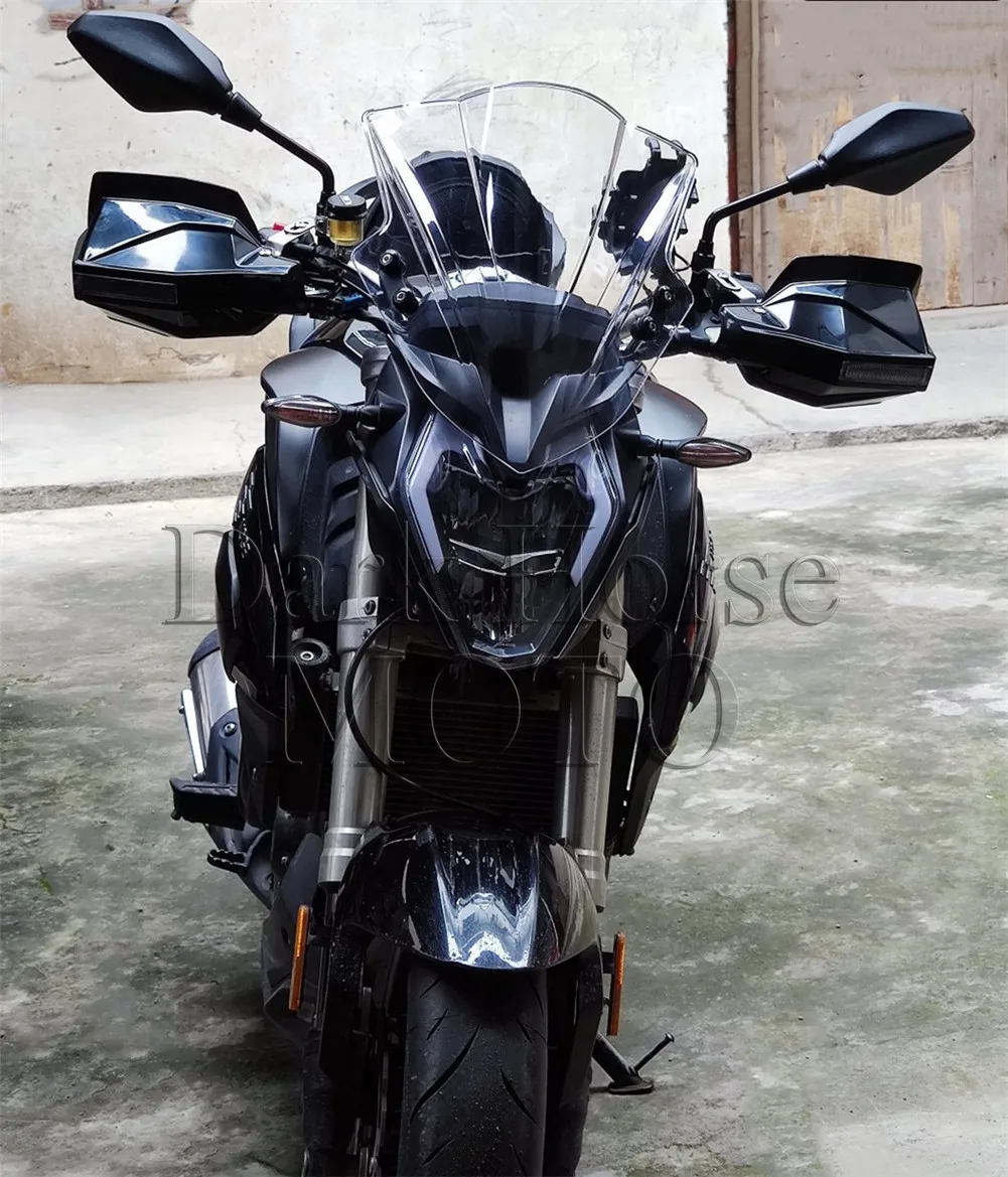 Novos Acessórios da Motocicleta pára-brisas da Motocicleta com o Suporte de Um Conjunto de Aplicar para Loncin Voge 300r 500r
