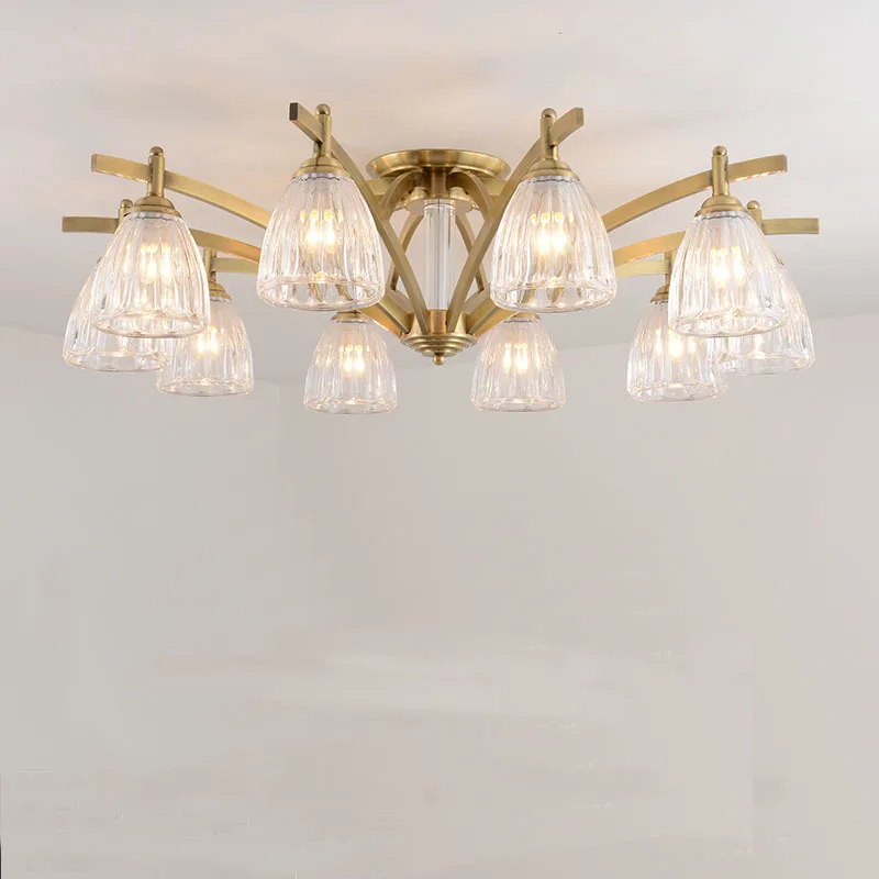 Toda a américa cobre o teto lâmpada luz de luxo pós-moderna sala de estar lâmpada Nórdicos criativo quarto, sala de jantar lâmpada