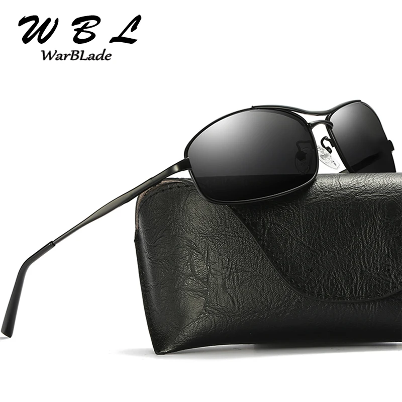 WarBLade 2019 moda óculos polarizados homens femme mens óculos de sol da marca vogue designer Novo óculos de sol para homens Retro