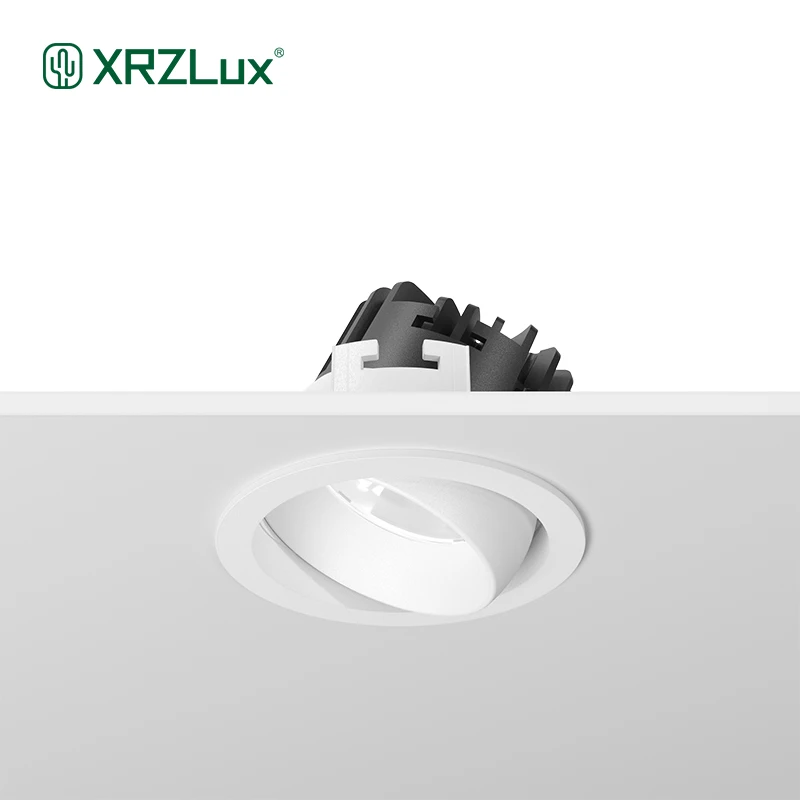 XRZLux Embutida de Teto LED Holofotes Ângulo Ajustável 8W 10W do DIODO emissor de luz Downlight do COB Incorporado de Teto Lâmpada Luz do Ponto Decoração de Casa